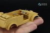 Quinta Studio QD+35143 Kubelwagen Type 82 3D-Printed & coloured Interior on decal paper (Hero) (with 3D-printed resin parts)1/35
